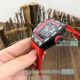 Swiss Replica Richard Mille RM 055 Bubba Watson Forged Carbon Watch With Red Rubber 42mm (4)_th.jpg